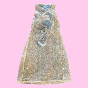 Halter chemise lace Tan from hustler